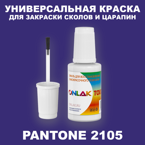 PANTONE 2105 C КРАСКА ДЛЯ СКОЛОВ, флакон с кисточкой