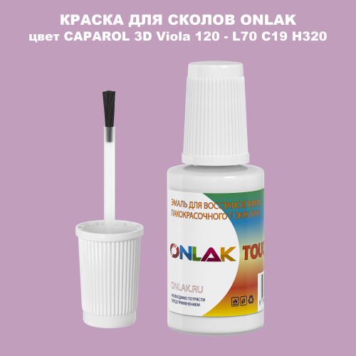 CAPAROL 3D L70 C19 H320 КРАСКА ДЛЯ СКОЛОВ, флакон с кисточкой