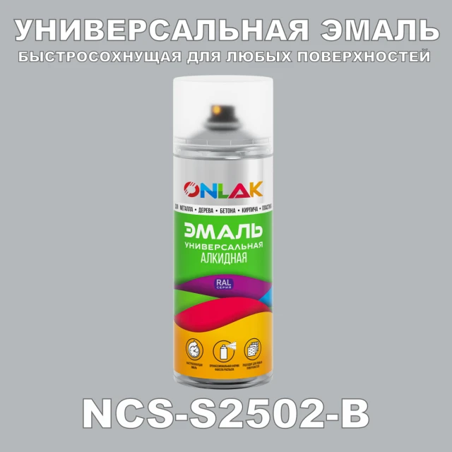 Аэрозольная краска ONLAK, цвет NCS S2502-B, спрей 520мл ONLAK.RU - Лакокрасочные технологии
