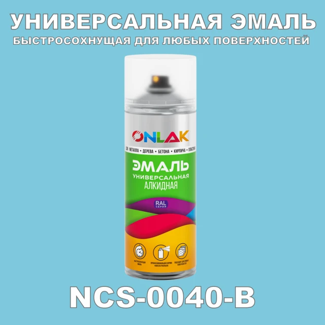Аэрозольная краска ONLAK, цвет NCS 0040-B, спрей 520мл ONLAK.RU - Лакокрасочные технологии