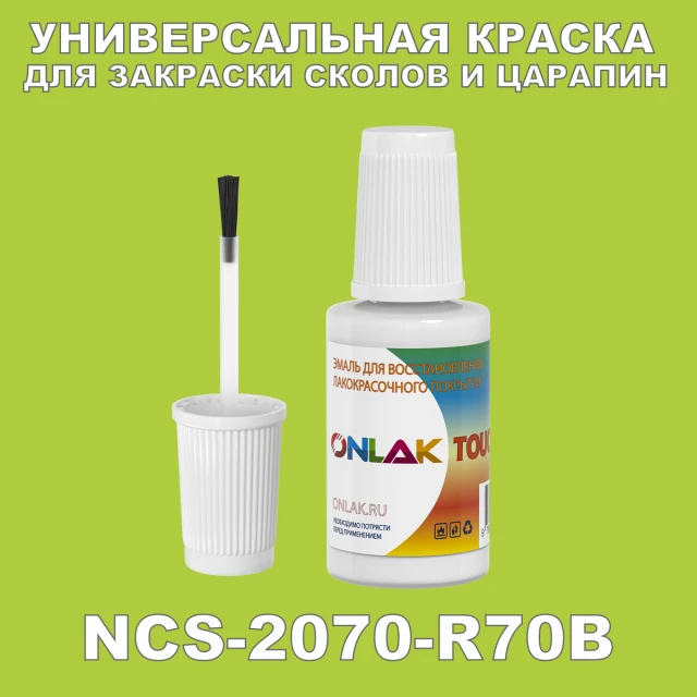 NCS 2070-R70B КРАСКА ДЛЯ СКОЛОВ, флакон с кисточкой ONLAK.RU - Лакокрасочные технологии
