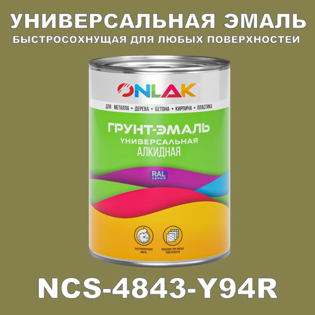 Краска цвет NCS 4843-Y94R ONLAK.RU - Лакокрасочные технологии