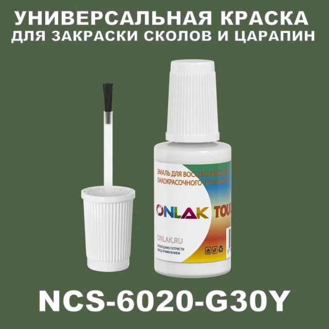 NCS 6020-G30Y КРАСКА ДЛЯ СКОЛОВ, флакон с кисточкой ONLAK.RU - Лакокрасочные технологии