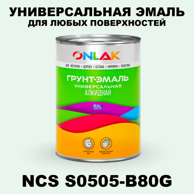 Краска цвет NCS S0505-B80G ONLAK.RU - Лакокрасочные технологии