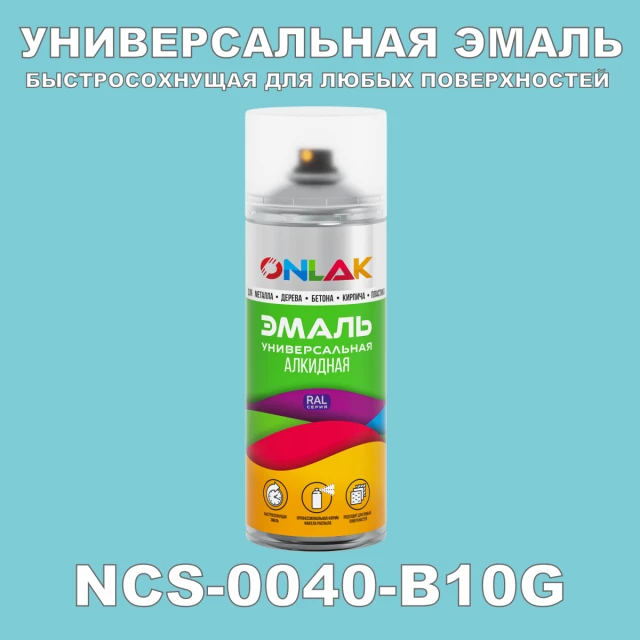 Аэрозольная краска ONLAK, цвет NCS 0040-B10G, спрей 520мл ONLAK.RU - Лакокрасочные технологии