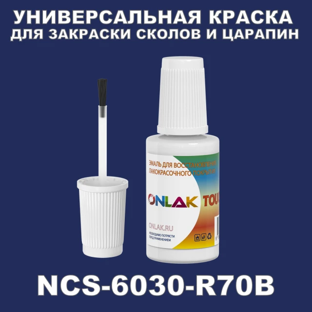 NCS 6030-R70B КРАСКА ДЛЯ СКОЛОВ, флакон с кисточкой ONLAK.RU - Лакокрасочные технологии