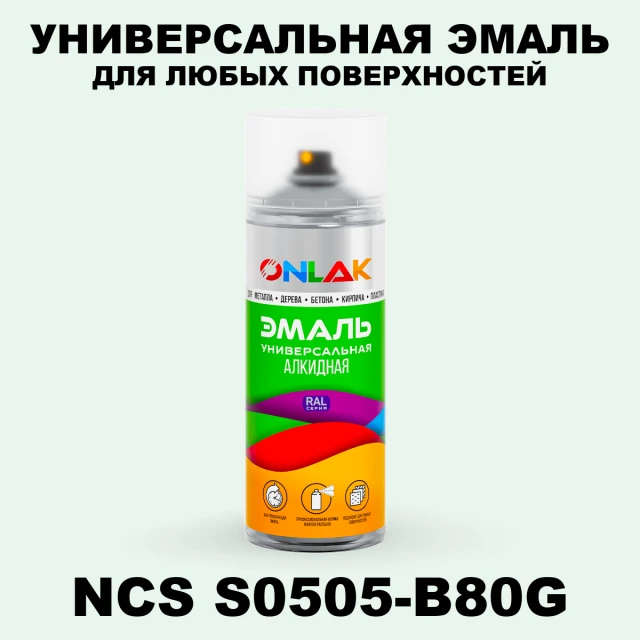 Аэрозольная краска ONLAK, цвет NCS S0505-B80G, спрей 520мл ONLAK.RU - Лакокрасочные технологии