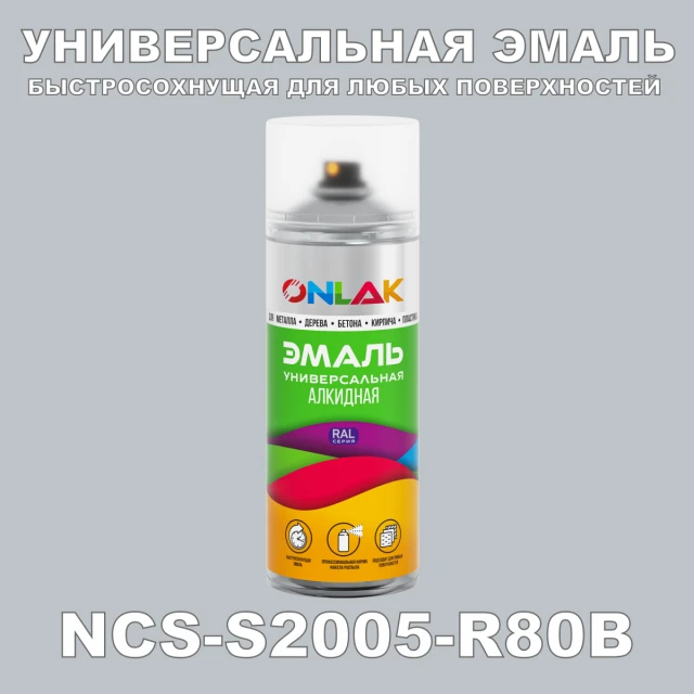 Аэрозольная краска ONLAK, цвет NCS S2005-R80B, спрей 520мл ONLAK.RU - Лакокрасочные технологии