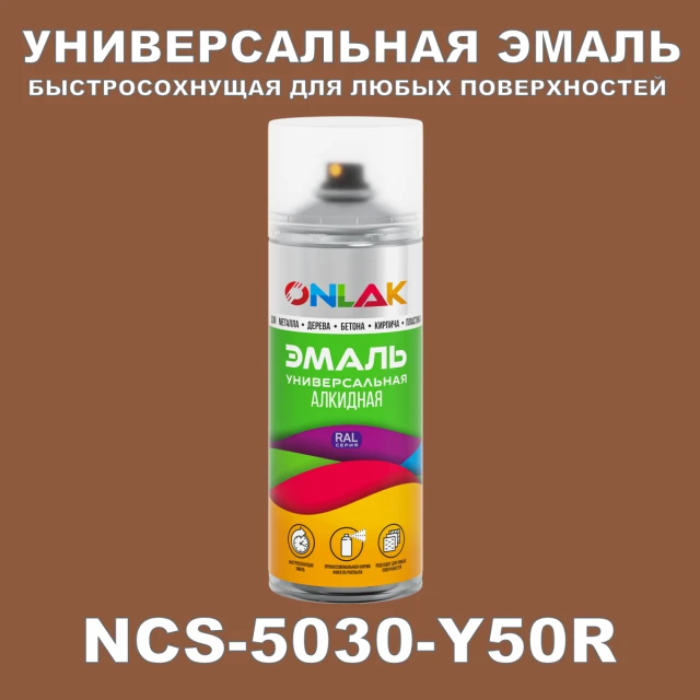 Аэрозольная краска ONLAK, цвет NCS 5030-Y50R, спрей 520мл ONLAK.RU - Лакокрасочные технологии