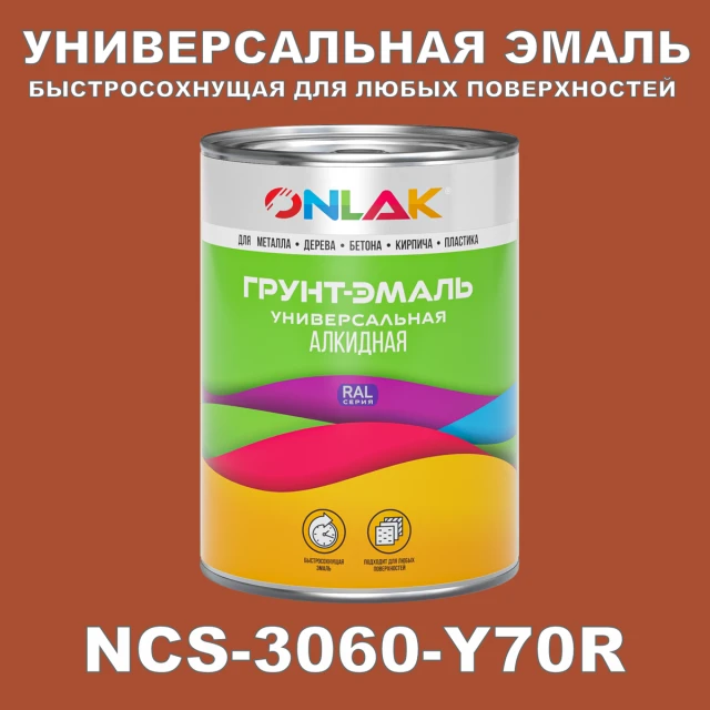 Краска цвет NCS 3060-Y70R ONLAK.RU - Лакокрасочные технологии