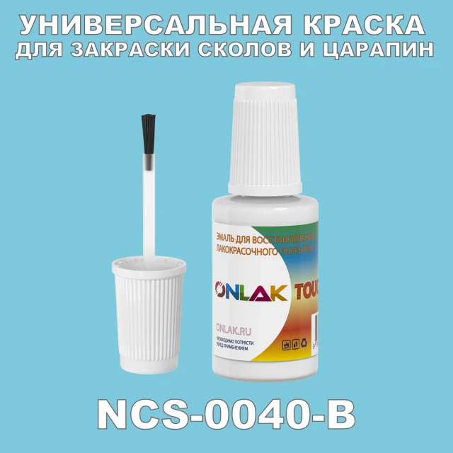 NCS 0040-B КРАСКА ДЛЯ СКОЛОВ, флакон с кисточкой ONLAK.RU - Лакокрасочные технологии