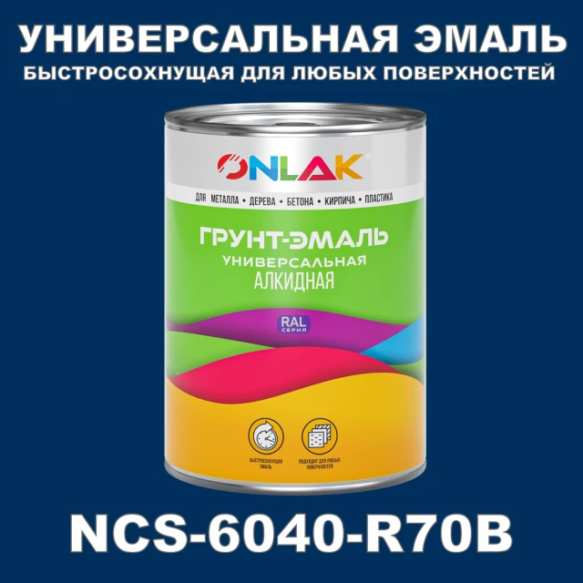 Краска цвет NCS 6040-R70B ONLAK.RU - Лакокрасочные технологии
