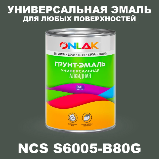 Краска цвет NCS S6005-B80G